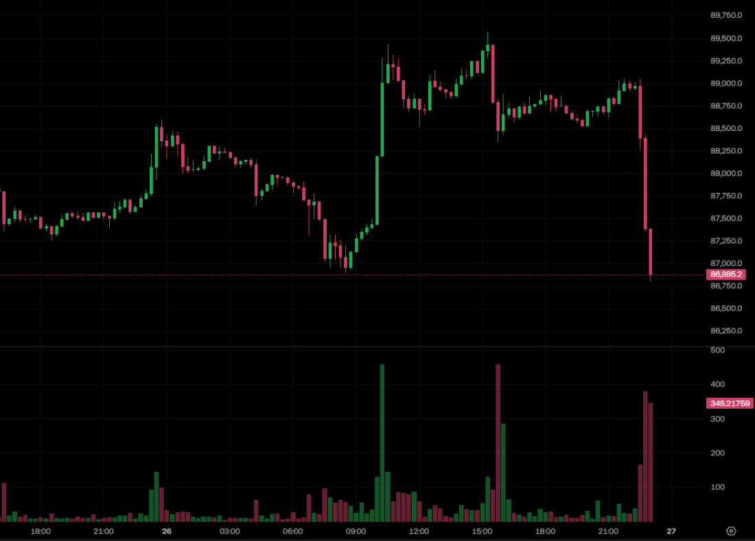 죽여라! 비트코인이 $87,000 아래로 떨어졌고 이더리움이 손실되었습니다. $2,900, Magee의 강세 주문은 또 다른 좌절을 겪었고 Bitcoin OG 고래는 5,600만 mg