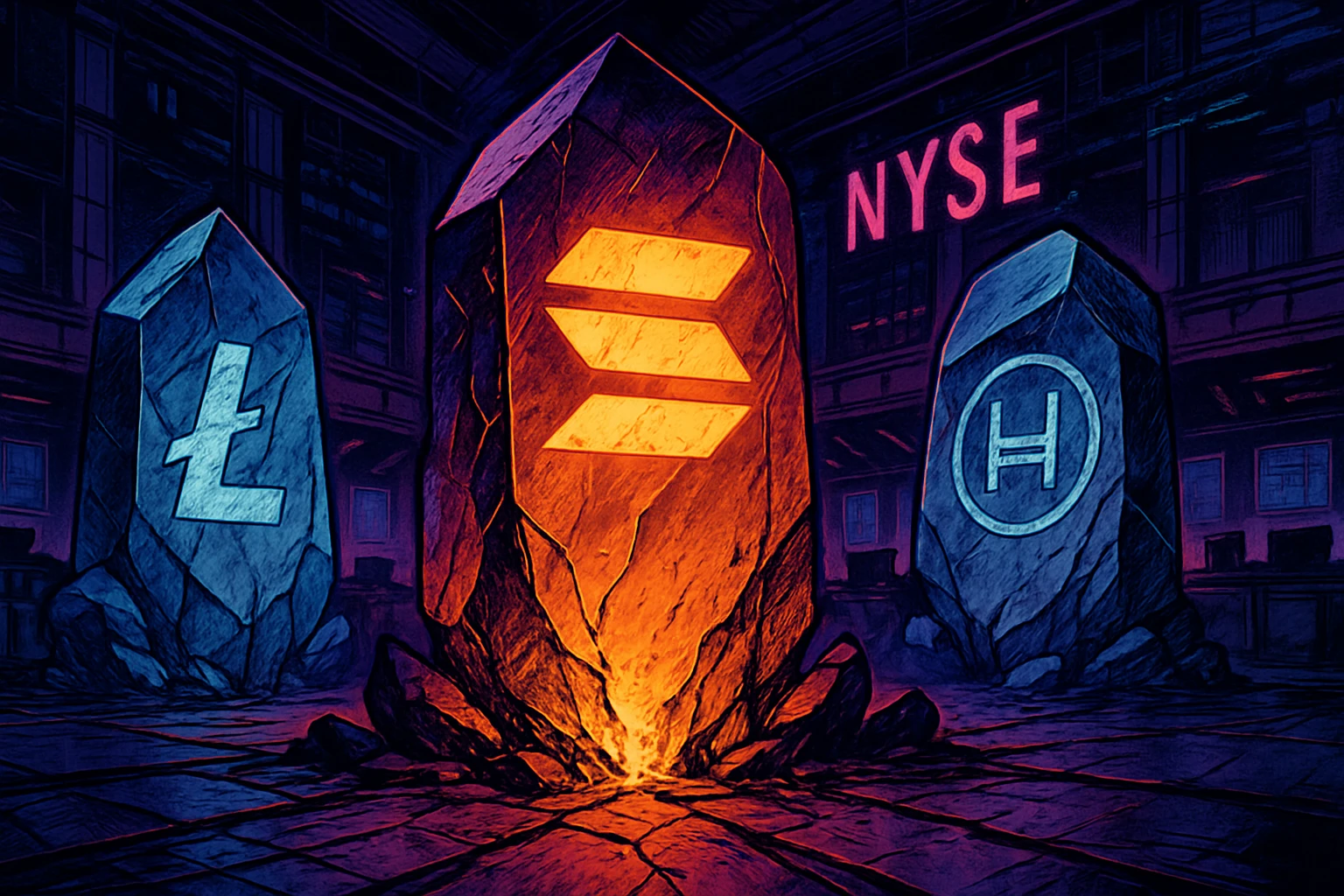 سيتم إدراج صناديق الاستثمار المتداولة Solana وLTC وHBAR في البورصة الأمريكية الليلة! يؤدي دعم التوقيع المساحي إلى فتح فصل جديد لصناديق العملات البديلة