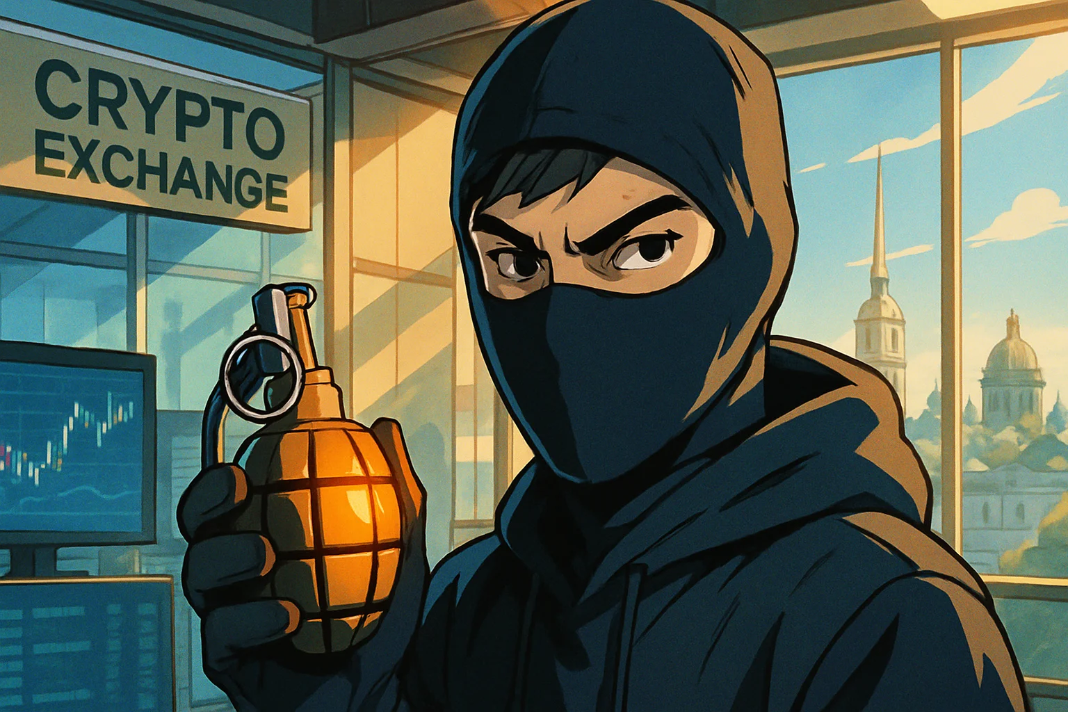 استخدم القنابل المقلدة لسرقة البورصة! تم القبض على رجل روسي يبلغ من العمر 21 عامًا على الفور