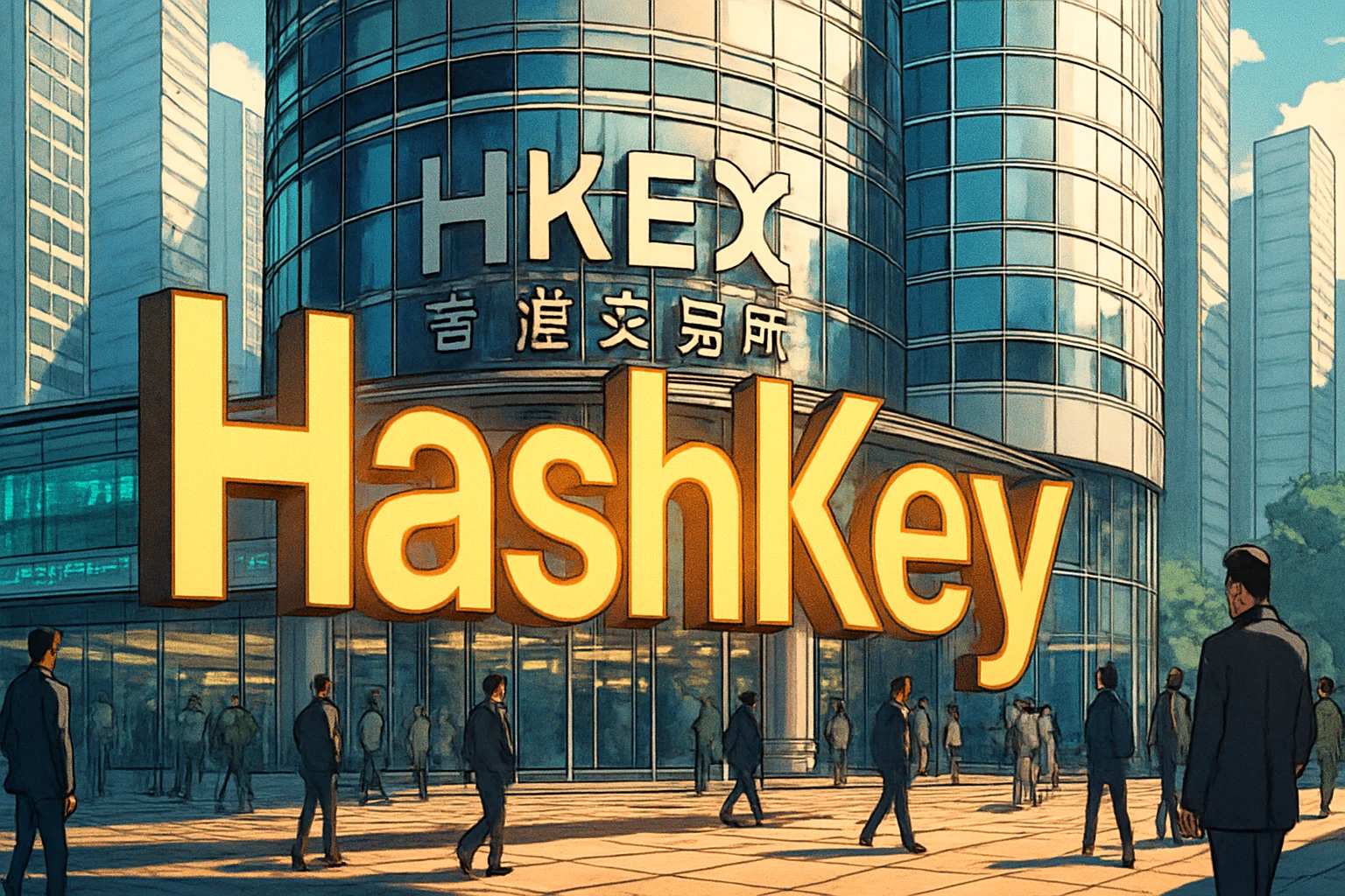 La bolsa de cumplimiento de Hong Kong HashKey Holdings cotiza oficialmente en la Bolsa de Valores de Hong Kong